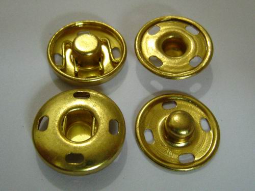 铜金色啪钮15mm